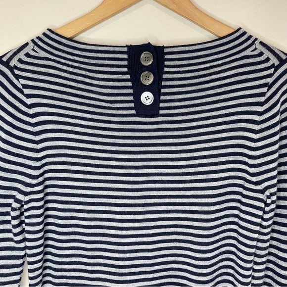 J.CREW Merino Wool Lightweight Striped Knit Top, Small - Picture 5 of 7